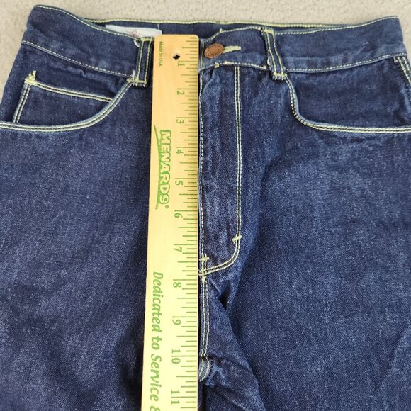 Vintage L'Avion Jeans 30 XL Bootcut Dark Wash Blue Denim Pants Western Rodeo - Picture 5 of 10